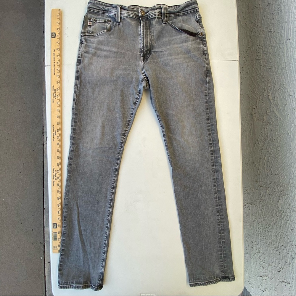 AG Adriano Goldschmied The Everett Jeans Mens 34X32 Gray Slim Straight Preppy